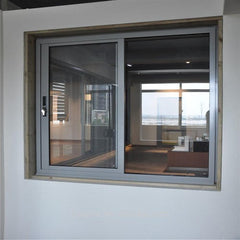 80 Miu Powder Coating Brown Aluminium Windows Lift Sliding Windows With Ss Mesh on China WDMA