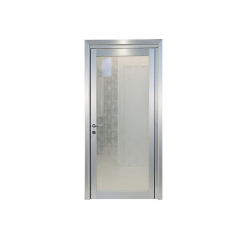 96x80 sliding glass door aluminium frame bathroom three panel sliding tempered glass door KFC entry door on China WDMA