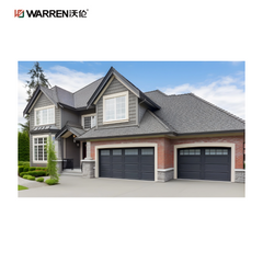 Warren 10x9 Modern Double Garage Door Exterior Door With Windows