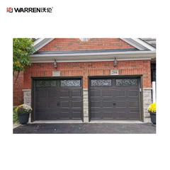 Warren 10x14 Black Single Car Garage Door Garage Glass Doors for Sale