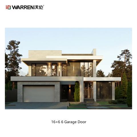 Warren 16x6 6 Aluminum Garage Door With Auto Roller Shutter Doors