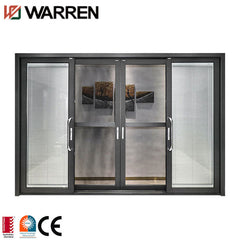 New glass sliding door system manual slide door aluminum glass sliding door system