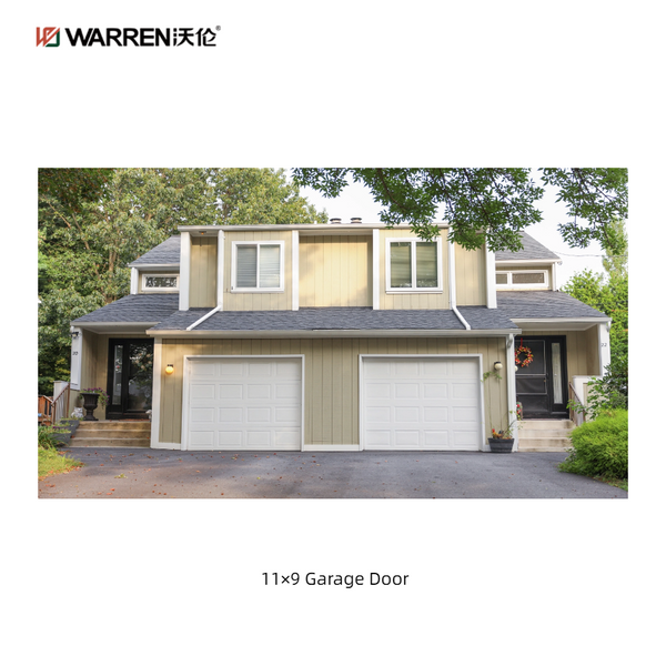 Warren 11x9 Aluminium Single Garage Doors With Windows on the Side