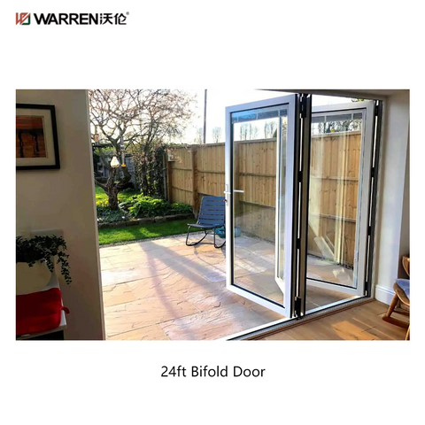 24ft Bifold Door With Aluminum Folding Patio Doors Exterior