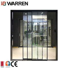 Sliding aluminum glass garage door modern waterproof slide fold door