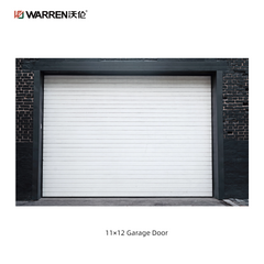 Warren 11x12 Automatic Roll Up Garage Door Exterior Door With Windows