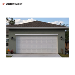 Warren 7x14 Two Car Garage Door With Windows Glass Roller Door