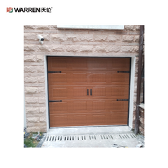 Warren 7x18 Double Garage Door With Windows Automatic Roll Up Door