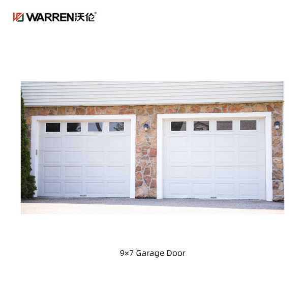 Warren 9x7 Aluminum Roll Up Garage Doors Double Garage Electric Door