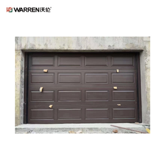 Warren 4x6 Black Frosted Glass Garage Door With Side Window for Sale