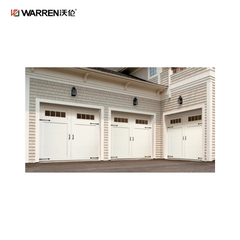 Warren 7x18 Double Garage Door With Windows Automatic Roll Up Door