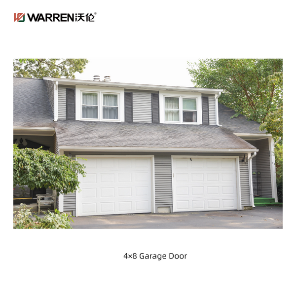 Warren 4x8 Double Garage Aluminium Doors With Small Window for Garage