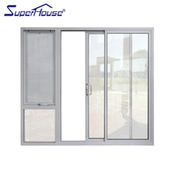 AS2047/AAMA/CSA Standard hot sale new design aluminium Patio sliding Glass door with double glass on China WDMA