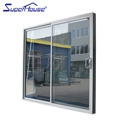 AS2047&American Florida approval thermal break double glass balcony exterior sliding glass door on China WDMA