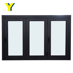 AS2047 Standard aluminium alloy energy saving double glass window aluminium bifolding windows door on China WDMA