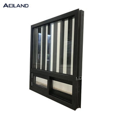 AS2047 standard Aluminium commercial sliding window factory anti-theft bar design on China WDMA