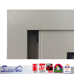 AS2047 window glass price low-E glass Aluminium double sash sliding windows for balcony on China WDMA