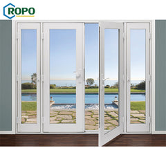 AS2208Double Glaze Insulated Aluminum Bi Folding Patio Door on China WDMA