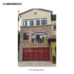 Warren 7x15 Small Glass Garage Door Black Double Doors With Window