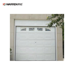 Warren 10x11 Black Garage Door With Side Windows for House