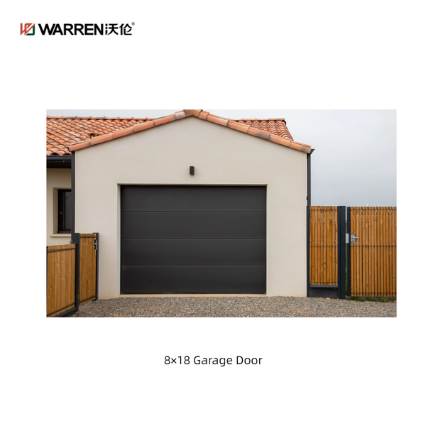 Warren 8x18 Aluminium Garage Doors With Glass Automatic Roller Doors