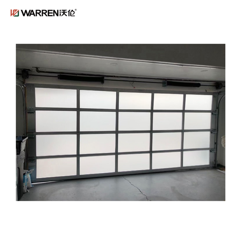 Warren 11x9 Aluminium Single Garage Doors With Windows on the Side