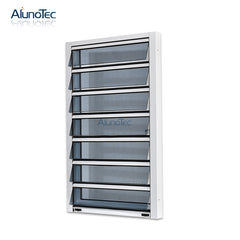 Adjustable Aluminum Glass Louvered windows With Removable Screen on China WDMA