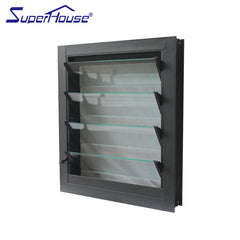 Adjustable louver window tempered glass louver windows with mosquito screen on China WDMA