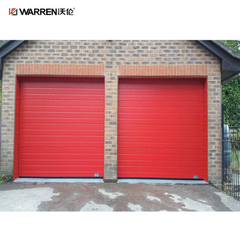 Warren 6 5x9 Arched Garage Doors With Windows at the Top for Home