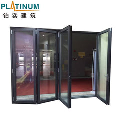 Alibaba China Bifold Doors With Tempered Glass on China WDMA