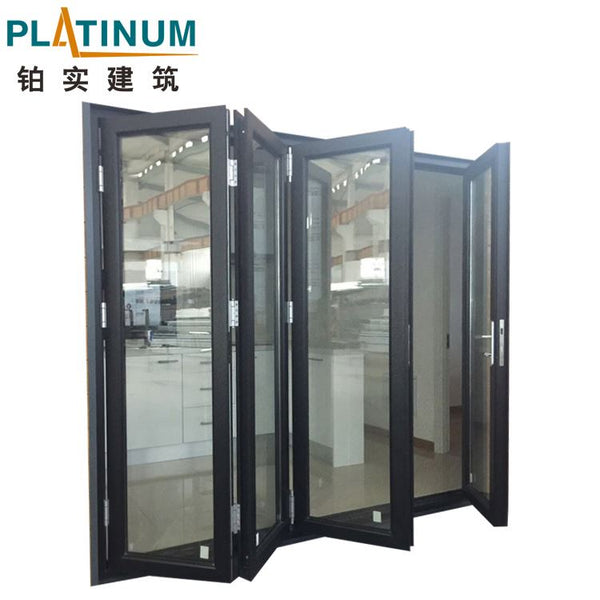 Alibaba China Bifold Doors With Tempered Glass on China WDMA