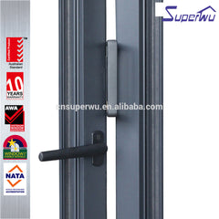 Alibaba China supplier waterproof exterior glass vinyl folding door on China WDMA