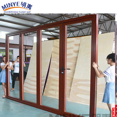 Alibaba china manufacture french double seal-ing aluminium folding patio door on China WDMA