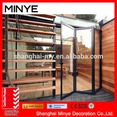 Alibaba china manufacture french factory price upvc folding door on China WDMA