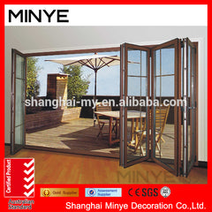 Alibaba china manufacture french factory price upvc folding door on China WDMA