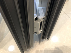 Aluminium AS2047 standard low-E glass customized design accordion doors with air on China WDMA