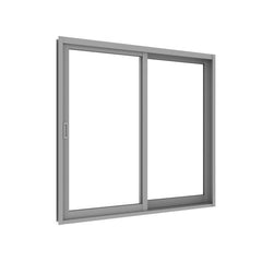 Aluminium Alloy Extrusion Profiles Double Glass Sliding Windows frame on China WDMA