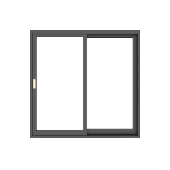 Aluminium Alloy Extrusion Profiles Double Glass Sliding Windows frame on China WDMA