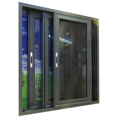 Aluminium Doors And Window Designs, Soundproof Double Glazed Aluminum Sliding Windows