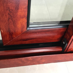 Aluminium Double Glazing World-top Hardware Hinged Window/Casement Window on China WDMA