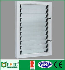 Aluminium Window Louver With Glass With Cheap Price PNOC006GLW on China WDMA