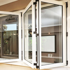 Aluminium Window and Doors Aluminium Double Glass Folding Door on China WDMA