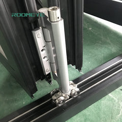 Aluminium bi-fold outdoor balcony sliding glass door on China WDMA