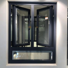 Aluminium casement window thermal break double glazing window on China WDMA