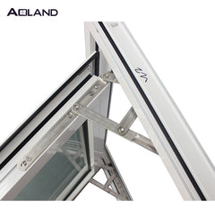 Aluminium double glazing casement windows with german brand on China WDMA