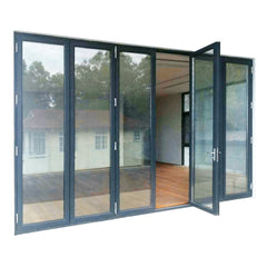 Aluminium folding exterior glass doors on China WDMA