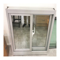 Aluminium frame waterproof soundproof sliding 4 panel side fix glass sash window australia on China WDMA