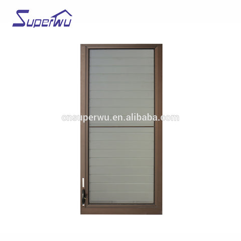 Aluminium glass blades louvers window/ jalousie window manufacturer good price on China WDMA