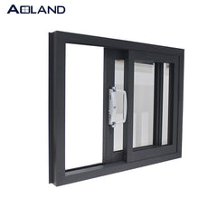 Aluminium glass commercial grade sliding window fabrication with subsill for easy installation on China WDMA