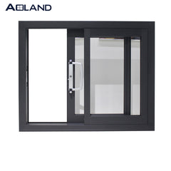 Aluminium glass commercial grade sliding window fabrication with subsill for easy installation on China WDMA